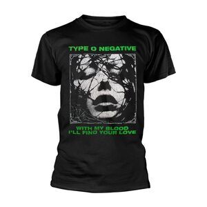 Type O Negative Unisex Adult With My Blood T-Shirt / Black/Green/White